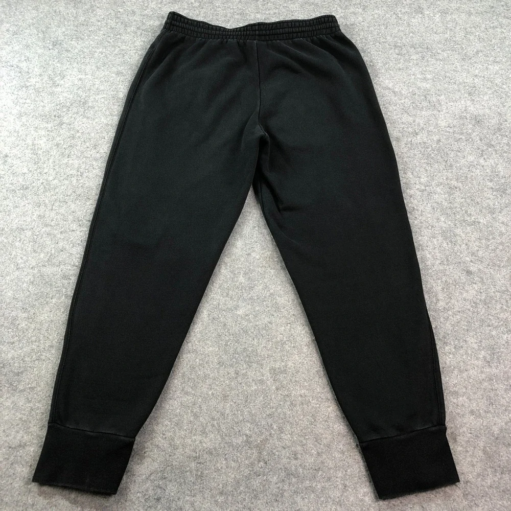 Jordan Men Sweatpants Medium Black Fleece Jumpman Logo Tapered Gym Workout